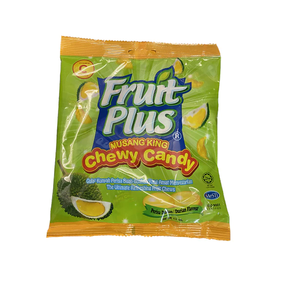 Fruit Plus Chewy Candy 120G - Apple/Black Currant/Strawberry/Guava/Lychee/Orange/Mango/Musang King/Milk Plus/Cool Blue/Mint Plus