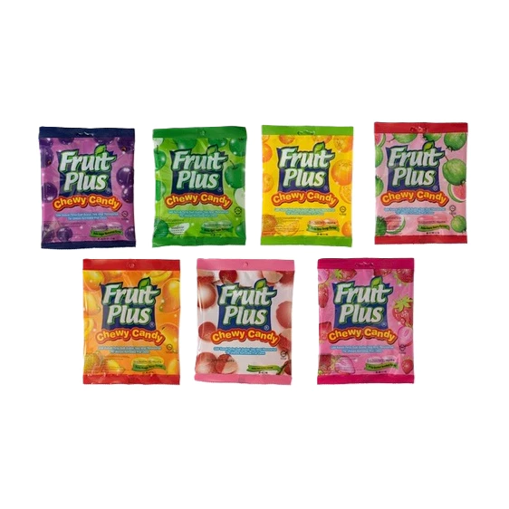 Fruit Plus Chewy Candy 120G - Apple/Black Currant/Strawberry/Guava/Lychee/Orange/Mango/Musang King/Milk Plus/Cool Blue/Mint Plus