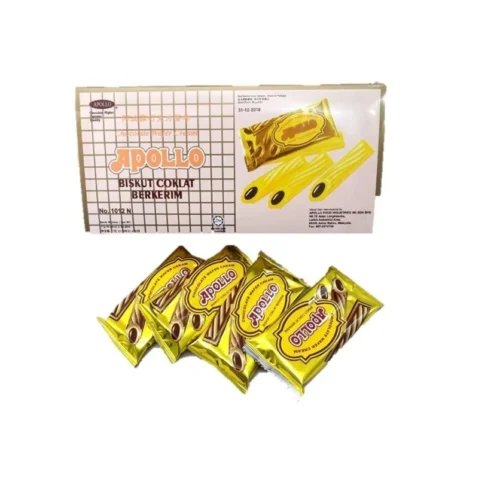 my-11134207-7r992-lsm9kqm60qas9d.webp APOLLO Stick Wafer Chocolate 11gx30'pkt /Box