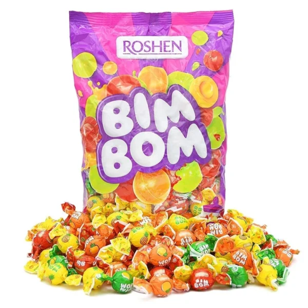 ROSHEN BIM BOM Hard Candy with Chewy Filling 500g