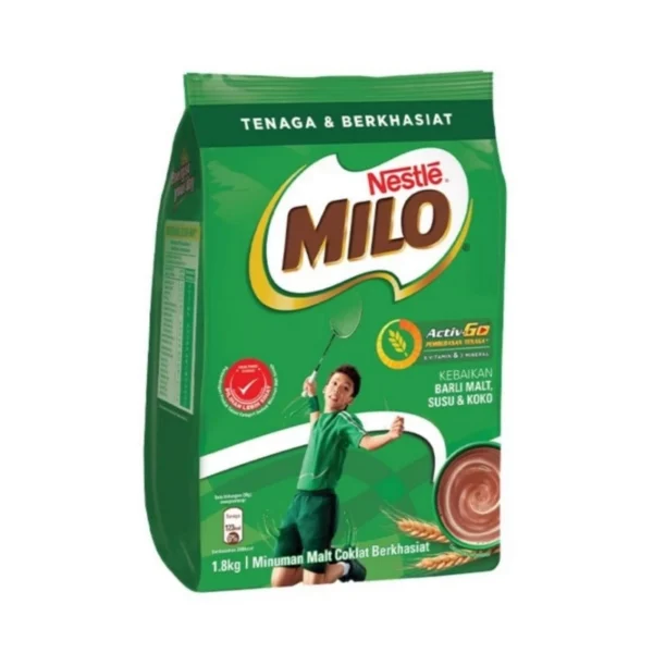 Nestle Milo Activ-Go 1.8kg Rich Chocolate Malt Beverage With Vitamins